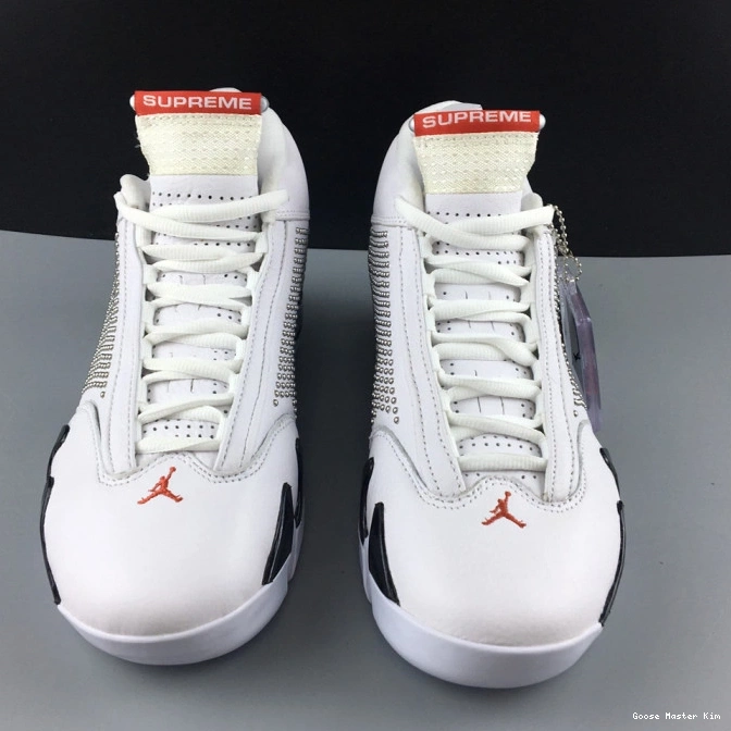 BV7630-106 Retro Air Jordan 14 White 0712
